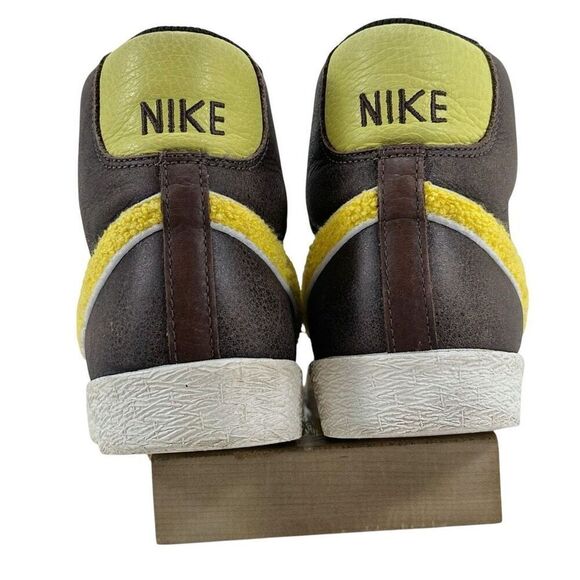 Nike Blazer High Supreme Baroque Brown/Zest Distressed Leather Sneakers Men’s Si main image 9